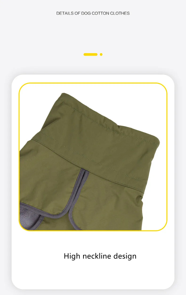 Kleidung Für Große Hunde Wasserdichte Große Hund Weste Jacke Herbst Winter Warme Pelz Kragen Haustier Hund Mantel Für Französisch Bulldog