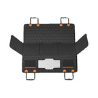 Rücksitzverlängerung und Hunde-Autositzbezug für Rücksitzbett mit Netzfenster