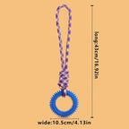 Supet interaktives Training Haustier Spielzeug Ring Spiked Ring Hund Zähne Reinigung Haustier Zubehör