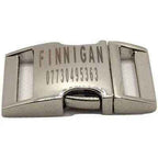 Finnigan Small Dog Collar: Personalised Engraving & Designer Fabrics