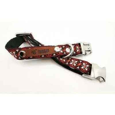 Finnigan Small Dog Collar: Personalised Engraving & Designer Fabrics