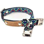 Finnigan Small Dog Collar: Personalised Engraving & Designer Fabrics
